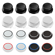 16Pcs 8 Style Plastic & Silicone Joystick Cap, Thumb Grip Emhancer, for Gamepad, Game Controller, Mixed Color, 21.5x13.5mm & 20x7mm(AJEW-FH0002-86)