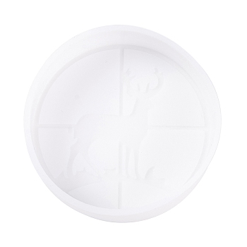 Animal Candle Silicone Molds, For Air Fresheners, Deer, 103x30mm, Inner Diameter: 102mm