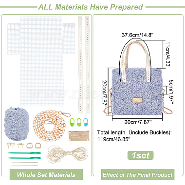 Kits de sacs de crochet de tricot de bricolage(DIY-WH0449-63A)-2