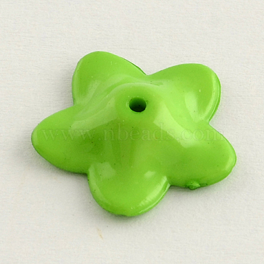 Opaque Acrylic Flower Bead Caps(X-SACR-Q099-M53)-3