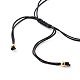 Bracelets de perles de nylon tressés réglables(BJEW-JB06262-03)-3