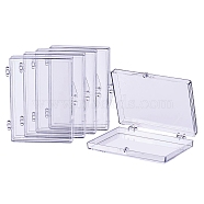 Transparent Plastic Bead Containers, Cuboid, Clear, 9.3x6.8x1.6cm(CON-WH0019-04)