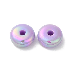Acrylic Opaque Beads, Rondelle, Plum, 16x7.5mm, Hole: 3.8mm(MACR-K350-09F)