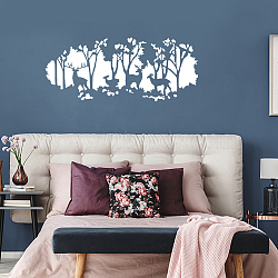 PVC Self Adhesive Wall Stickers, Washing Machine Warterproof Decals for Home Living Room Bedroom Wall Decoration, Deer, 300x700mm(DIY-WH0377-219)