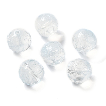 Transparent Glass Beads, Cube, WhiteSmoke, 12x12x12mm, Hole: 1.4mm