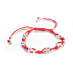 (Jewelry Parties Factory Sale)Adjustable Nylon Cord Braided Bead Bracelets(BJEW-JB04416-02)-1