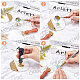 Brass Wax Seal Stamp with Handle(AJEW-WH0184-0668)-6