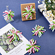 Polyester Self-Adhesive Curly Bows Gift Wrap Accessory(DIY-WH20053-03D)-3