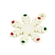 Christmas Theme Spray Painted Alloy Enamel Pendants(ENAM-Z020-01F)-2