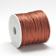 Nylon Thread, Sienna, 2.5mm, about 32.81 Yards(30m)/Roll(NWIR-Q010B-713)