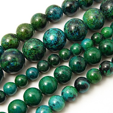 Synthetic Chrysocolla Beads Strands(G-L529-B01-10mm)-2
