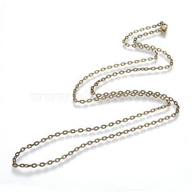 Iron Cable Chains Necklace Making(MAK-R013-60cm-AB)-2