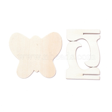 Butterfly Wooden Mini Chalkboard Signs(AJEW-M035-03)-2