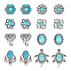 16Pcs 8 Style Alloy Snap Button(FIND-NB0003-58)-1