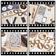 Black & White Lace DIY Scrapbooking Kits(STIC-WH0024-01)-6