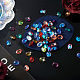 cheriswelry 120piezas 12 colores cabujones de diamantes de imitación de resina transparentes con parte posterior puntiaguda(KY-CW0001-01)-7