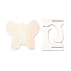 Butterfly Wooden Mini Chalkboard Signs(AJEW-M035-03)-2