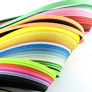 Rectangle 36 Colors Quilling Paper Strips, Mixed Color, 525x10mm, about 360strips/bag, 36colors/bag(DIY-R041-03)
