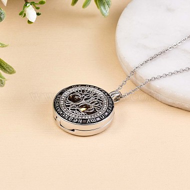 Word Always In My Heart Urn Ashes Pendant Necklace(JN1035A)-5