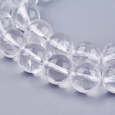 Natural Quartz Crystal Beads Strands(G-R193-05-10mm)-3
