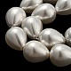 Teardrop Shell Pearl Bead Strands(BSHE-L015-12x16-01)-7