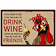 Rectangle Metal Iron Sign Poster(AJEW-WH0157-370)-1