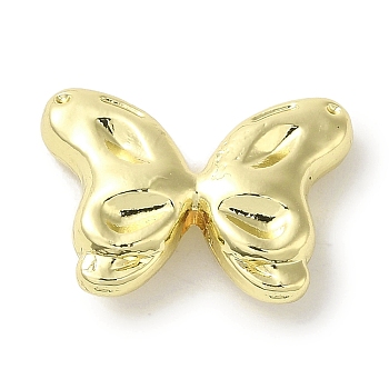 Rack Plating Alloy Beads, Cadmium Free & Nickel Free & Lead Free, Bowknot, Golden, 14.5x20.5x5.5mm, Hole: 1.8mm
