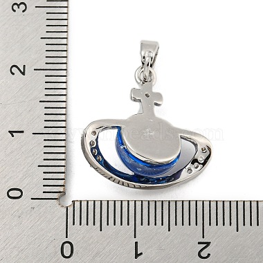 micro cuivres ouvrent pendentifs de zircons(KK-Q812-03P)-3