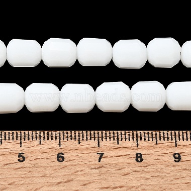 Opaque Column Glass Beads Strands(EGLA-A043-02-UP02)-2