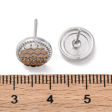 Brass Stud Earrings(EJEW-D288-03P)-3