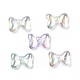 UV Plating Rainbow Iridescent Acrylic Beads(OACR-H015-06)-1