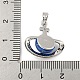 micro cuivres ouvrent pendentifs de zircons(KK-Q812-03P)-3