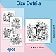 4Pcs 4 Styles PVC Stamp(DIY-WH0487-0045)-8