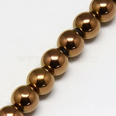 Chapelets de perles en hématite synthétique sans magnétiques(X-G-J169A-3mm-01)-3