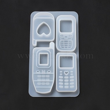 Moules de sable mouvants en silicone de bricolage de téléphone(DIY-G079-06A)-4