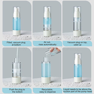 6Pcs Empty Portable Plastic Spray Bottles(MRMJ-BC0003-33)-4