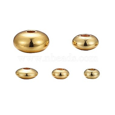 75Pcs 5 Size Brass Spacer Beads Set(KK-LS0001-04G)-2
