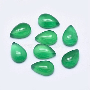 10mm Teardrop Natural Agate Cabochons