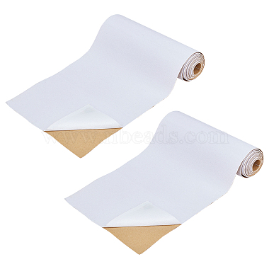 White Fibre Self-adhesive Fabric