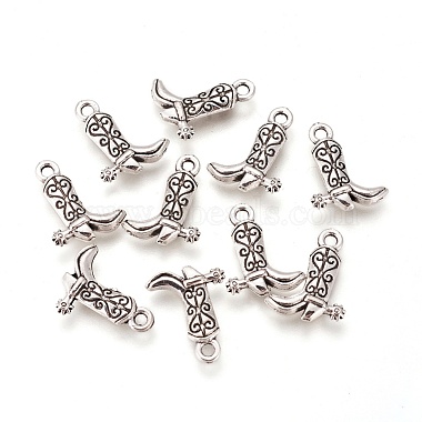 Antique Silver Shoes Alloy Charms