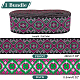 7M Ethnic Style Embroidery Polyester Ribbons(OCOR-WH0020-16A-02)-3