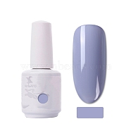 15ml Special Nail Gel, for Nail Art Stamping Print, Varnish Manicure Starter Kit, Light Steel Blue, Bottle: 34x80mm(MRMJ-P006-B045)