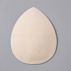 EVA Cloth Teardrop Fascinator Hat Base for Millinery, Antique White, 127x100x5mm(AJEW-WH0298-01B)