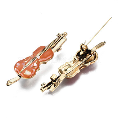 Эмалированная булавка для скрипки с оболочкой(JEWB-N007-148)-3