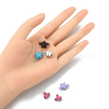 5 Sets 5 Colors Star Alloy Magnetic Clasps(PALLOY-YW0001-29)-4
