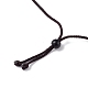 Natural Mixed Gemstone Ring Pendant Necklace with Nylon Cord for Women(NJEW-F306-02)-4