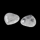 Natural Quartz Crystal Heart Palm Stones(G-M416-09F)-3
