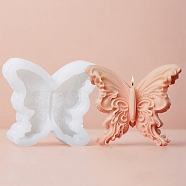 Butterfly DIY Silicone Candle Molds, Resin Casting Molds, White, 88x103x27.5mm(SIL-F014-01A)