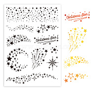 Custom PVC Plastic Clear Stamps, for DIY Scrapbooking, Photo Album Decorative, Cards Making, Star, 160x110x3mm(DIY-WH0448-0102)