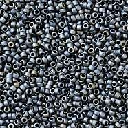 TOHO Round Seed Beads, Japanese Seed Beads, (612) Matte Color Gun Metal, 15/0, 1.5mm, Hole: 0.7mm, about 3000pcs/10g(X-SEED-TR15-0612)